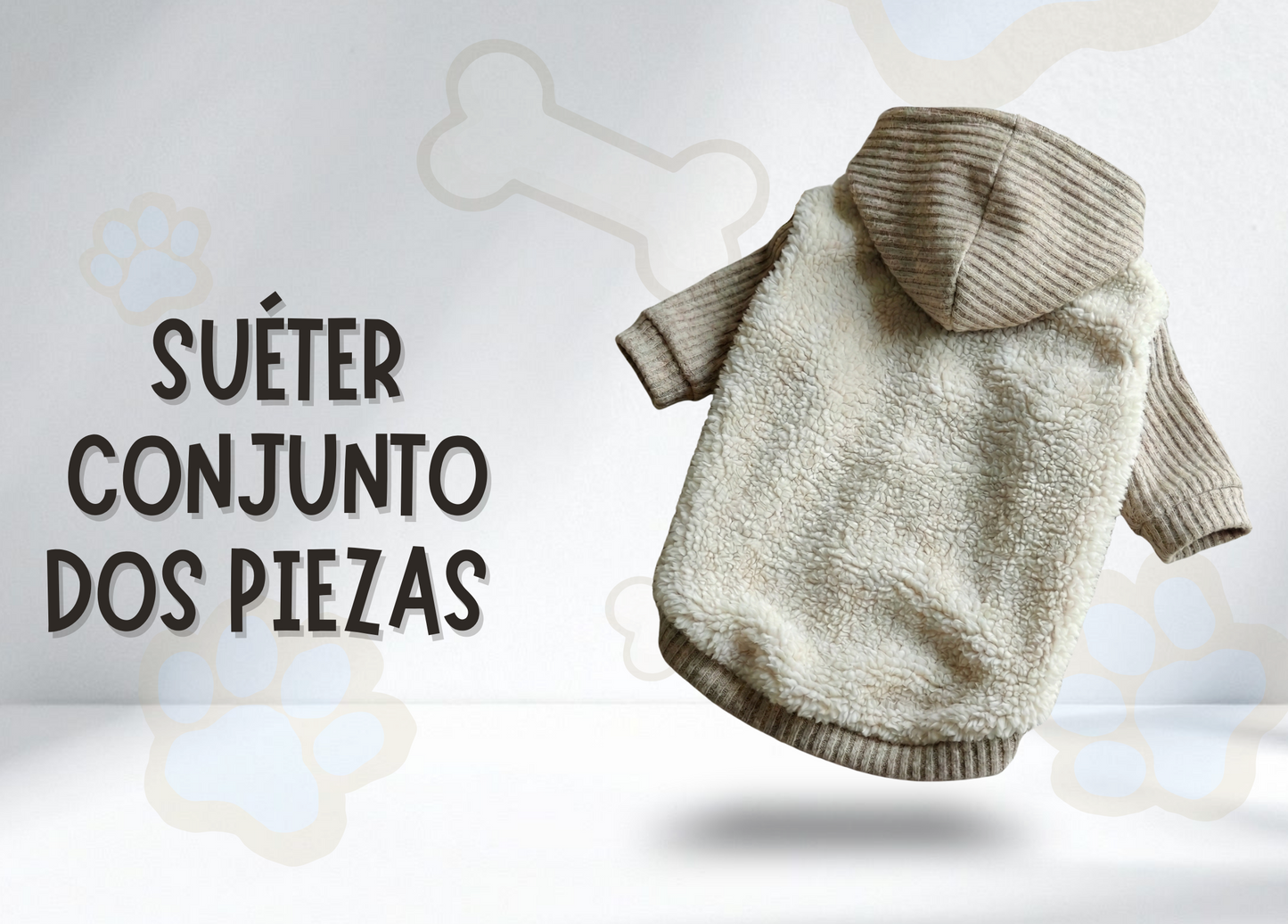 Suéter conjunto dos piezas