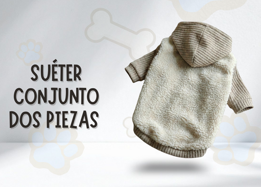 Suéter conjunto dos piezas